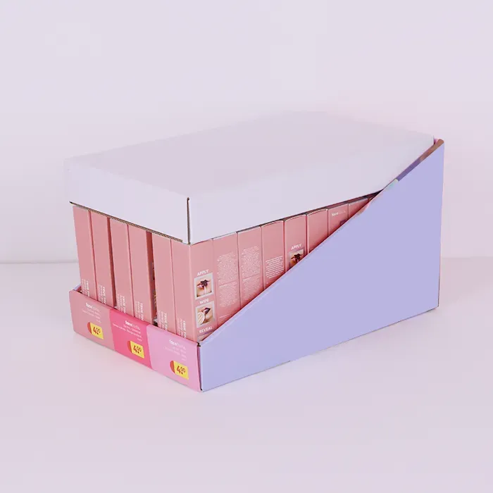 Präsentieren Sie die fertige Verpackung