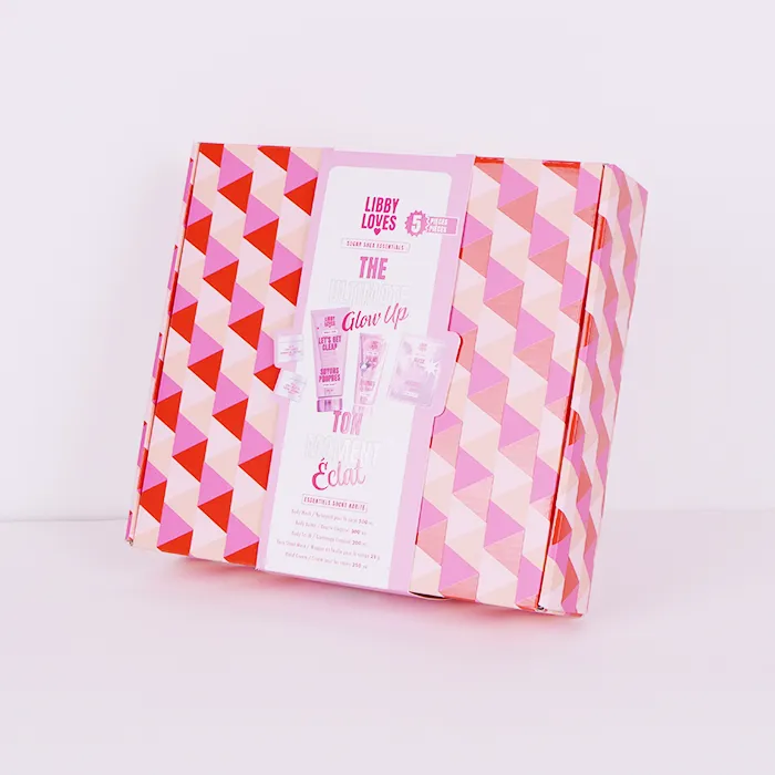 Versandbox für Körperpflegeprodukte